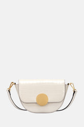 Oryany - Lottie Croco Crossbody Small Handbags - Cream / One Size